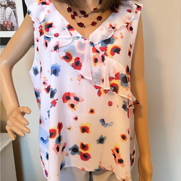 Halogen Sleeveless Blouse Size XL - Picture 6 of 10